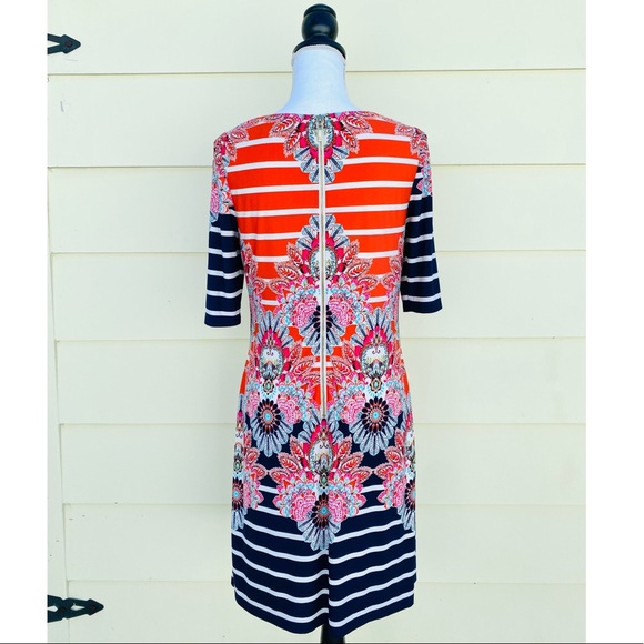 Eliza J Print Jersey Sheath Dress - Picture 9 of 11